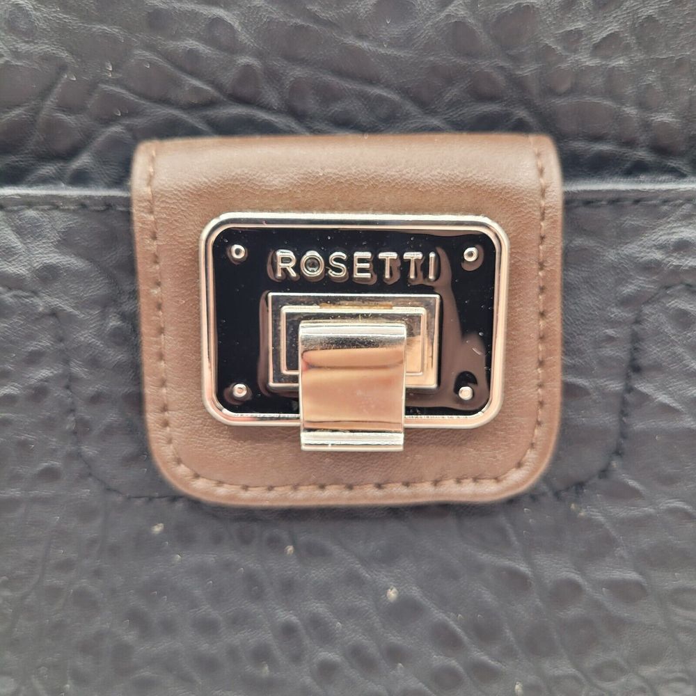 Rosetti Cross Body Faux Leather Purse - Black - Picture 8 of 8
